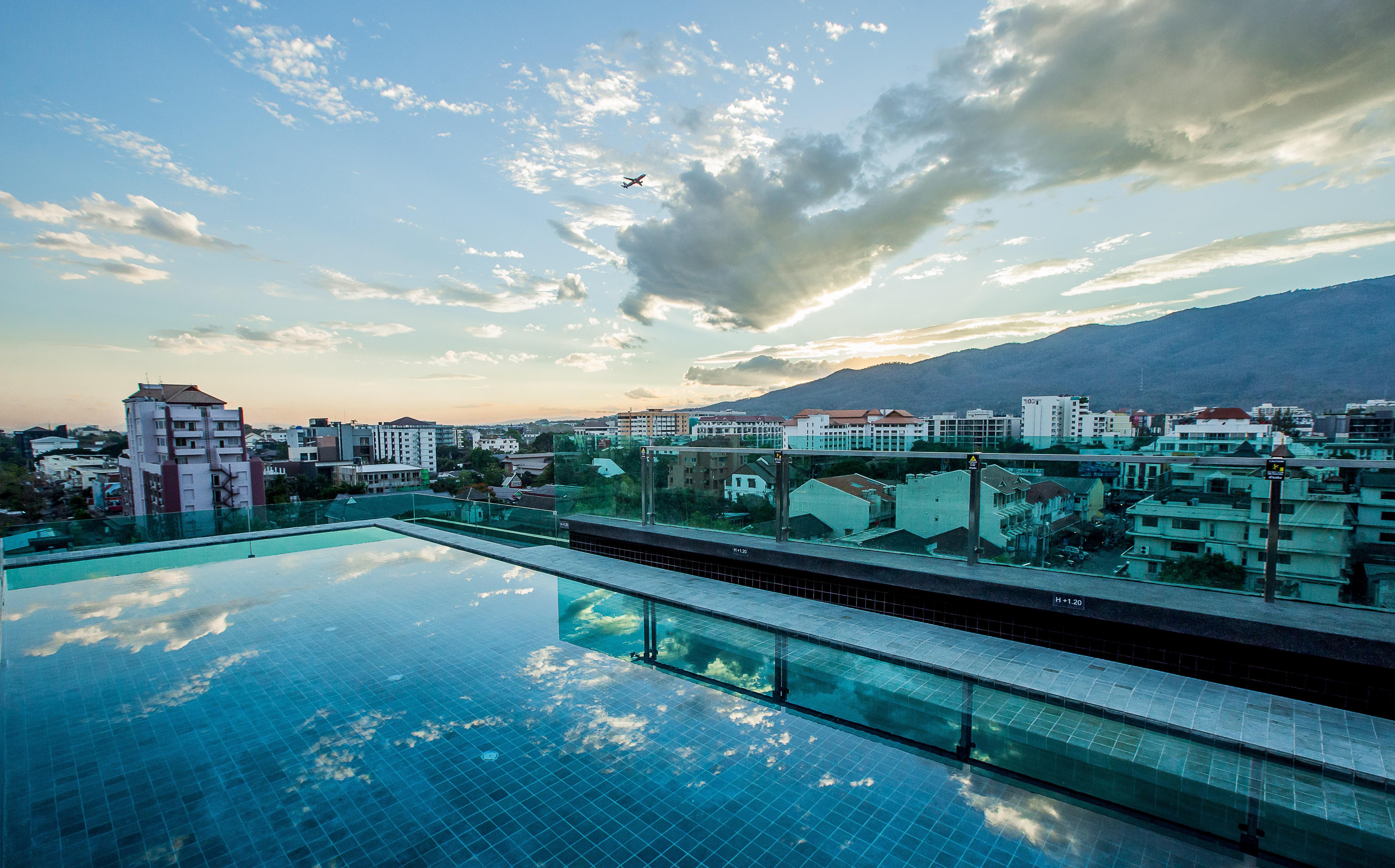 Art Mai Gallery Nimman Hotel Chiang Mai Exterior photo View from the rooftop